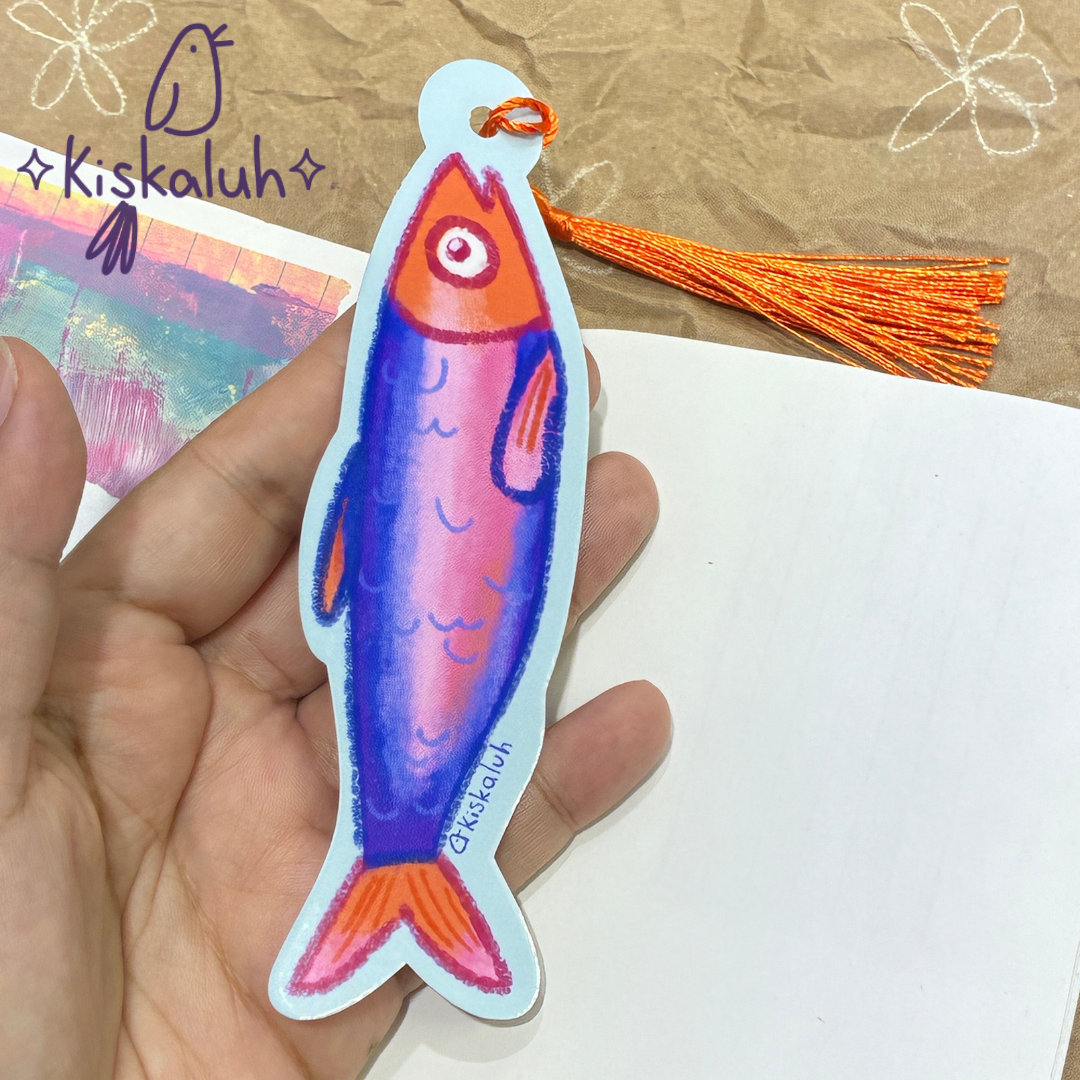 Pez Sardina, Separador de libros, Bookmark