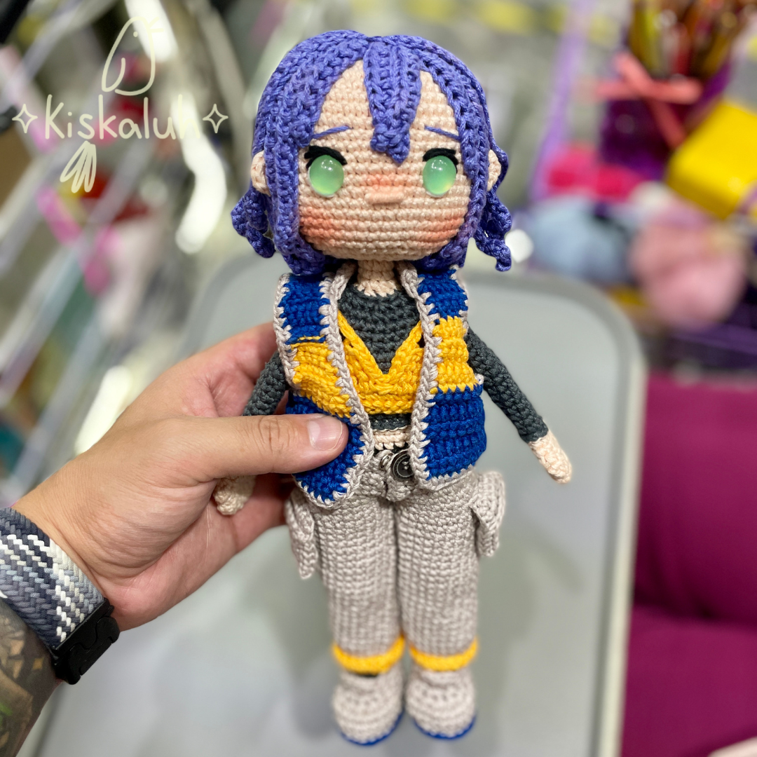 Selina Muñeca tejida amigurumi, crochet artesanal