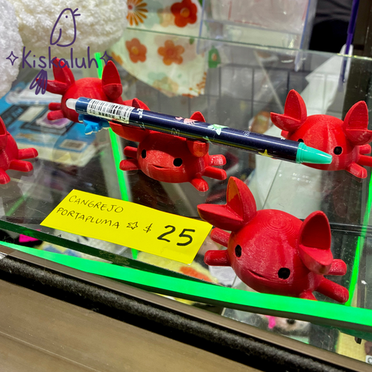 Cangrejo portapluma, organizador de escritorio