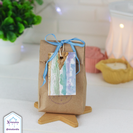 Playa - 5 Etiquetas para regalo, Gift Tags