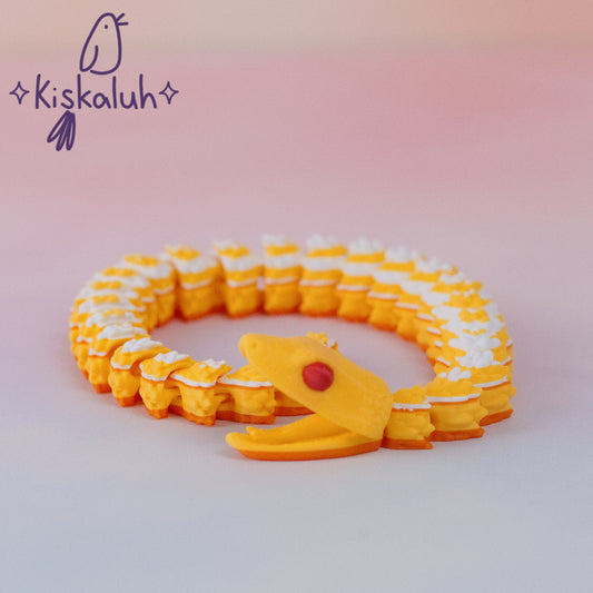 Serpiente 3D flexible 34cm