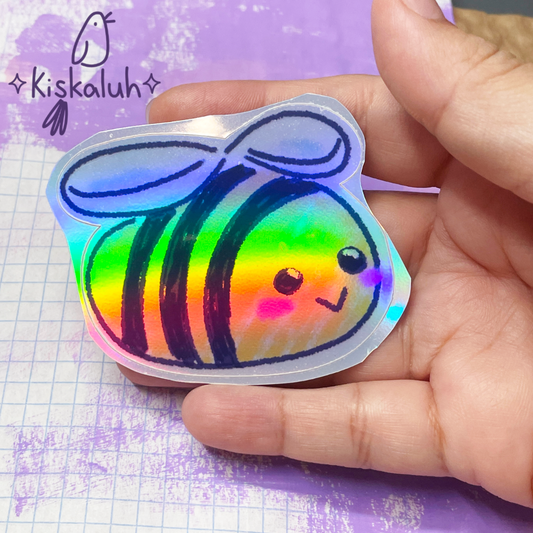 Bumble Bee, Vinyl Sticker, 7cm / 2.75 in Decal Sticker