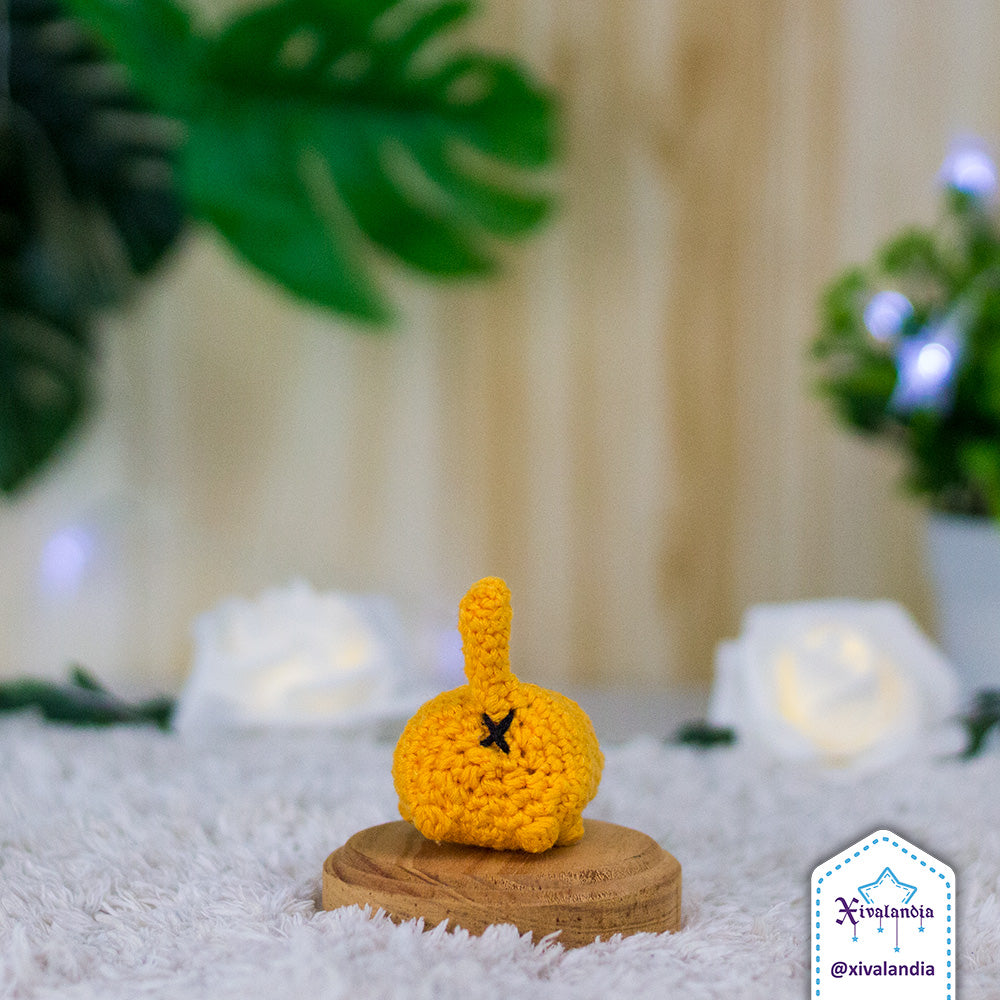Llavero Gato 7cm, tejido crochet artesanal , amigurumi
