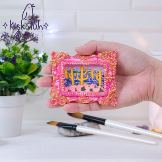 Cuadro mini $200, varios dibujos, arte original pintado a mano, 9x7.5cm / 3.5x3 in