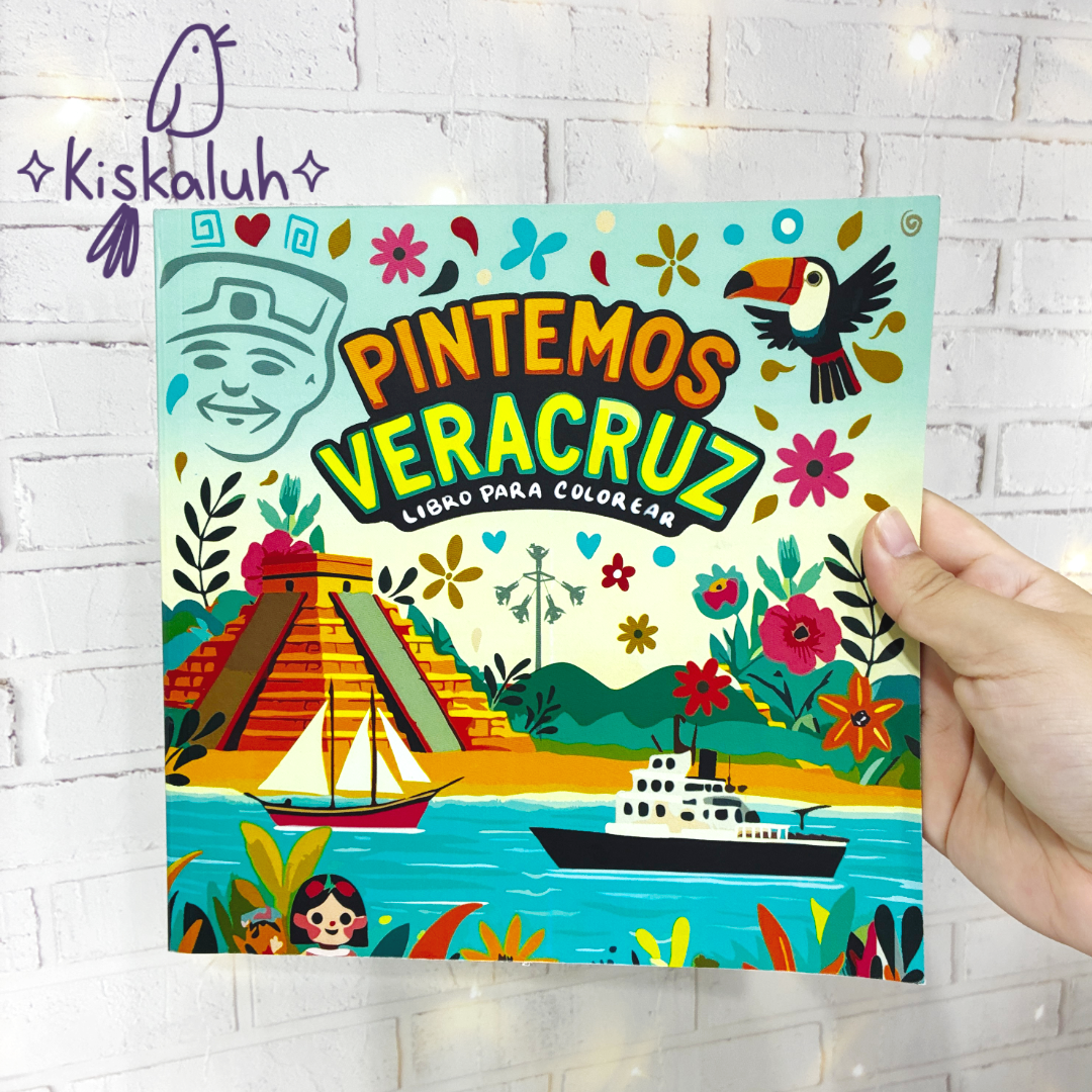 Pintemos Veracruz, Libro para colorear, Jesús Saí