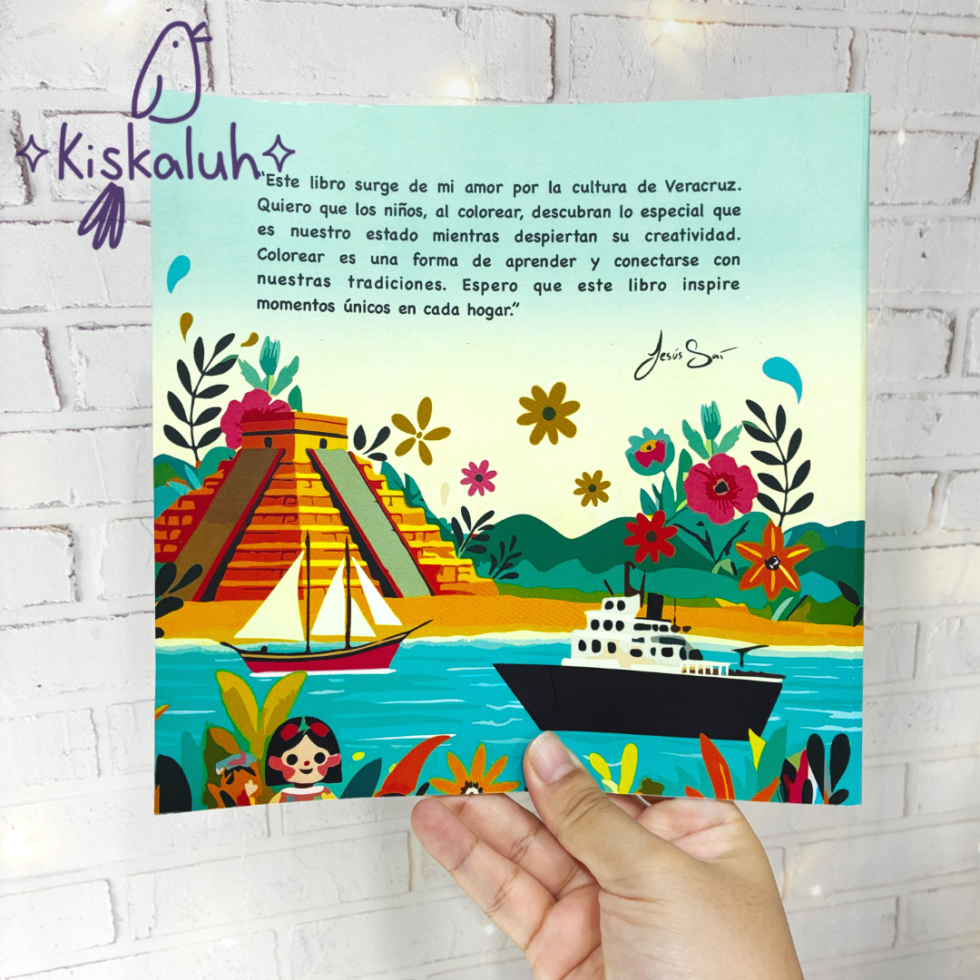 Pintemos Veracruz, Libro para colorear, Jesús Saí