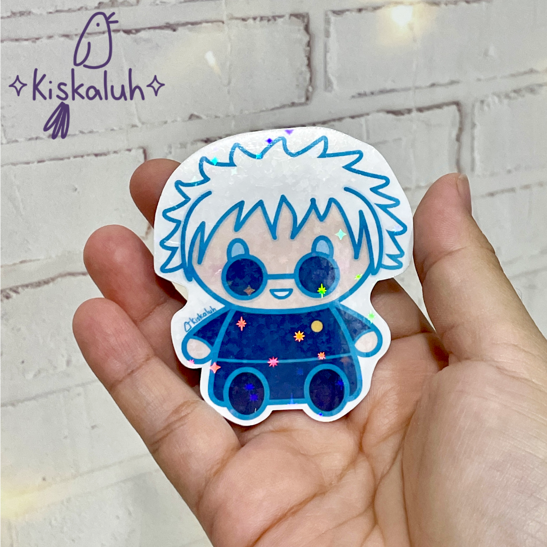 Satoru Gojo, Vinyl Sticker 7cm / 2.75 in, Decal Sticker