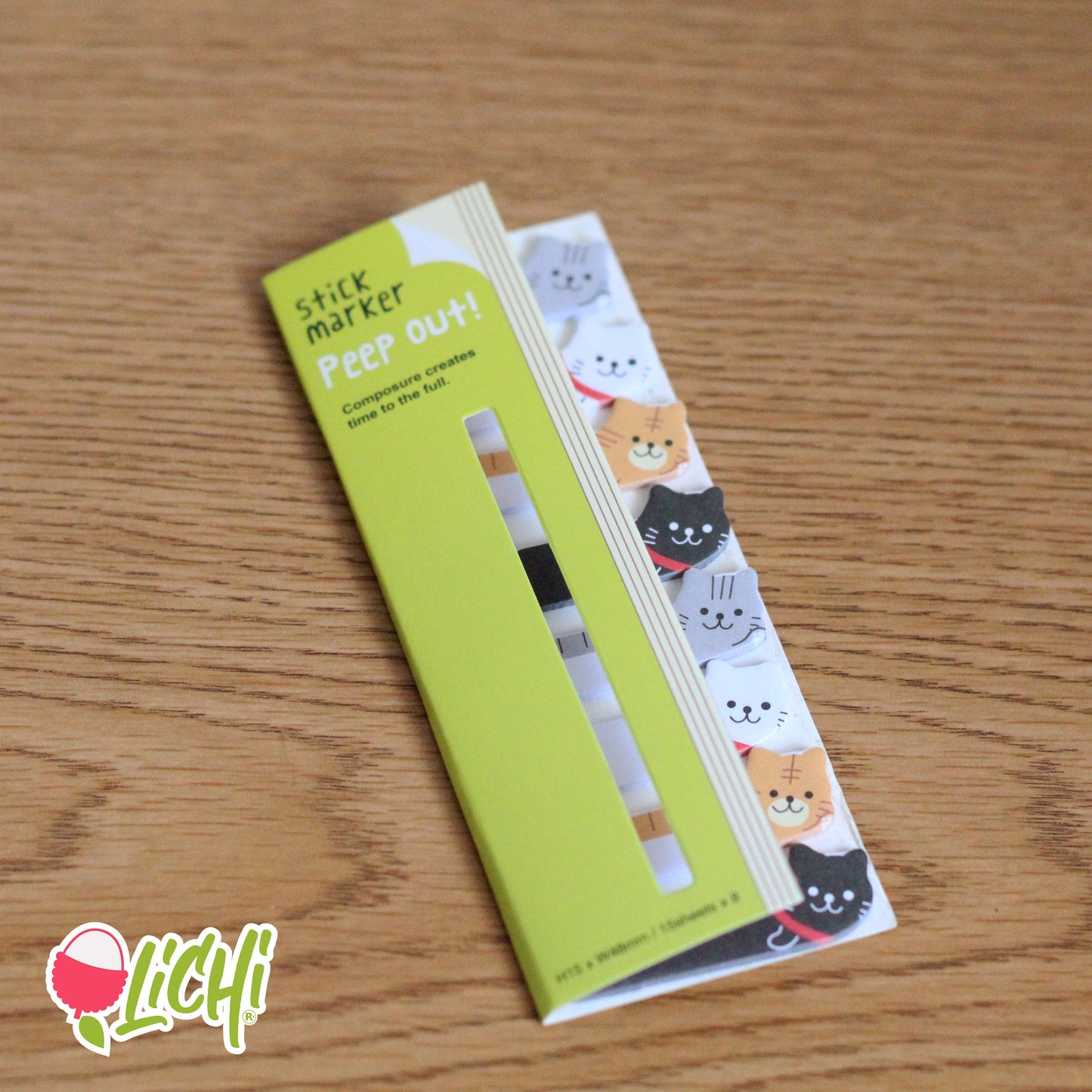 Notas Adhesivas Kawaii - Gatos - Marcadores de página, Sticky Notes