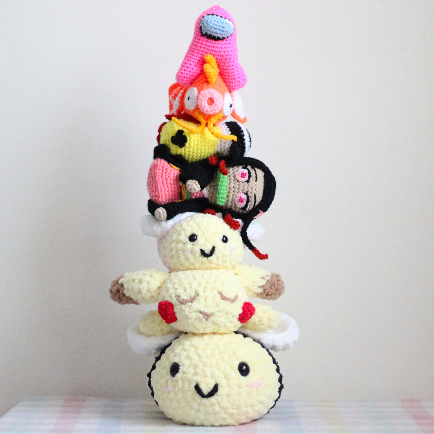 Todos los peluches tejidos