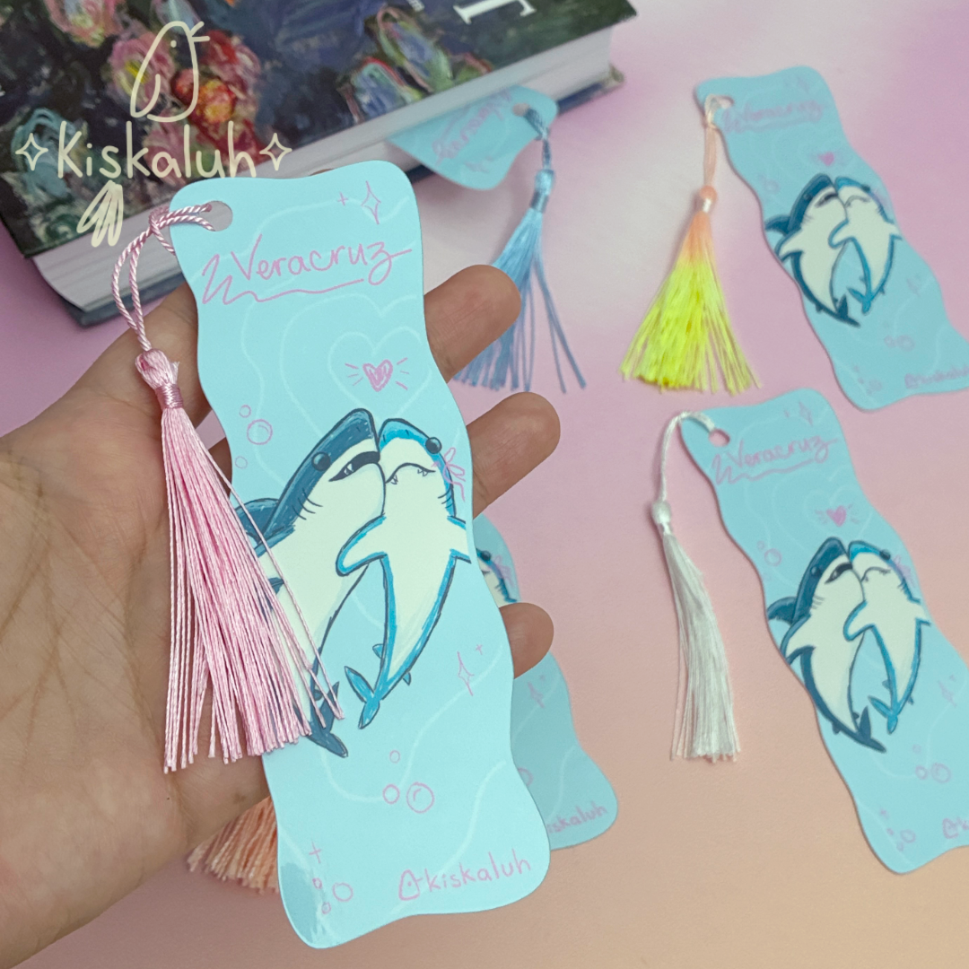 Pareja de Tiburones, Separador de libros, Bookmark