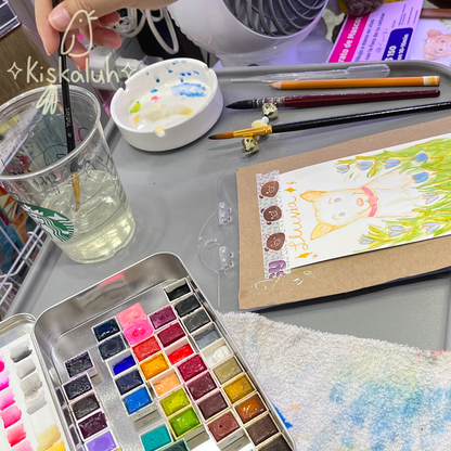 Retrato de Mascota Con Marco - Arte Pintado a mano