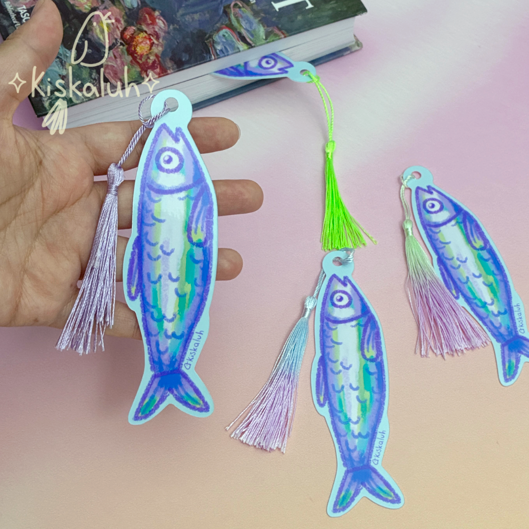 Pez Sardina, Separador de libros, Bookmark