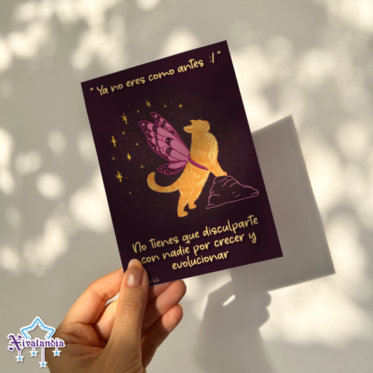 crecer y evolucionar - Print Postcard A6 / 10x15cm / 4x6 in