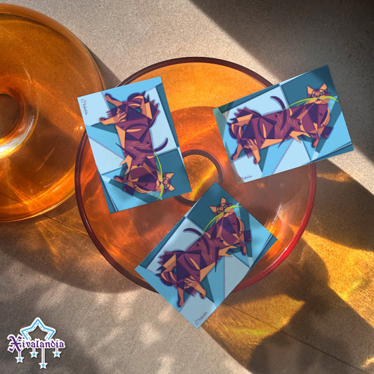 Cubist Mochi - Print Postcard A6 / 10x15cm / 4x6 in