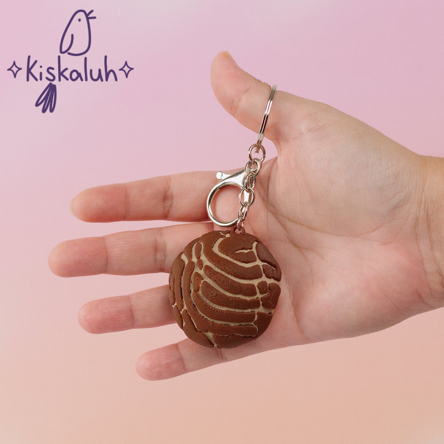 Concha pan mexicano, Llavero, bag charm