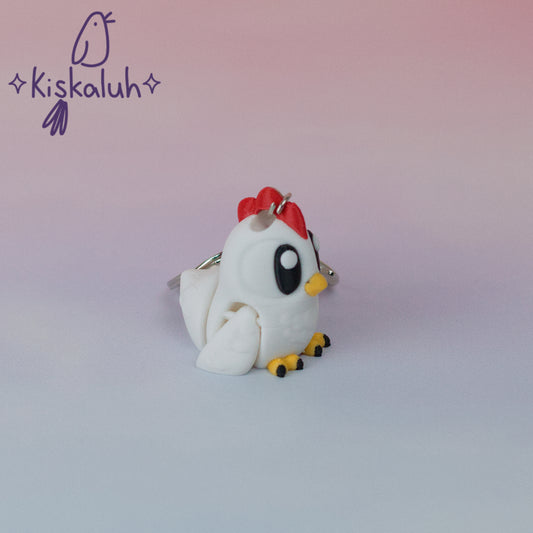 gallina, Llavero flexible, bag charm