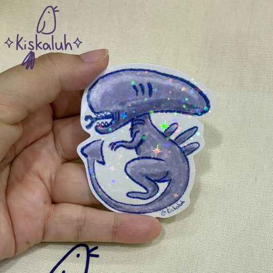Alien xenomorfo, Sticker vinil 7cm, Calcomanía pegatina
