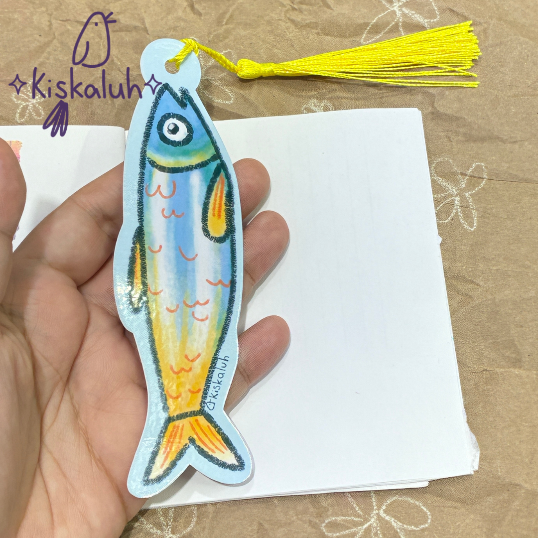 Pez Sardina, Separador de libros, Bookmark