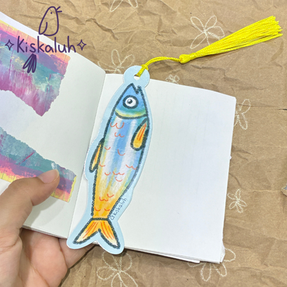 Pez Sardina, Separador de libros, Bookmark
