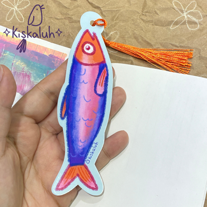 Pez Sardina, Separador de libros, Bookmark