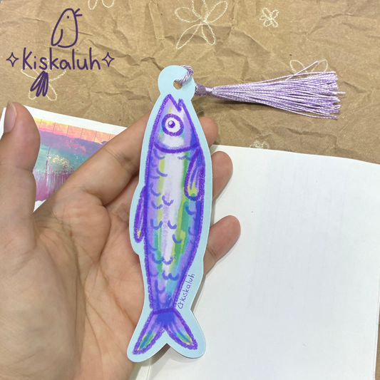 Pez Sardina, Separador de libros, Bookmark