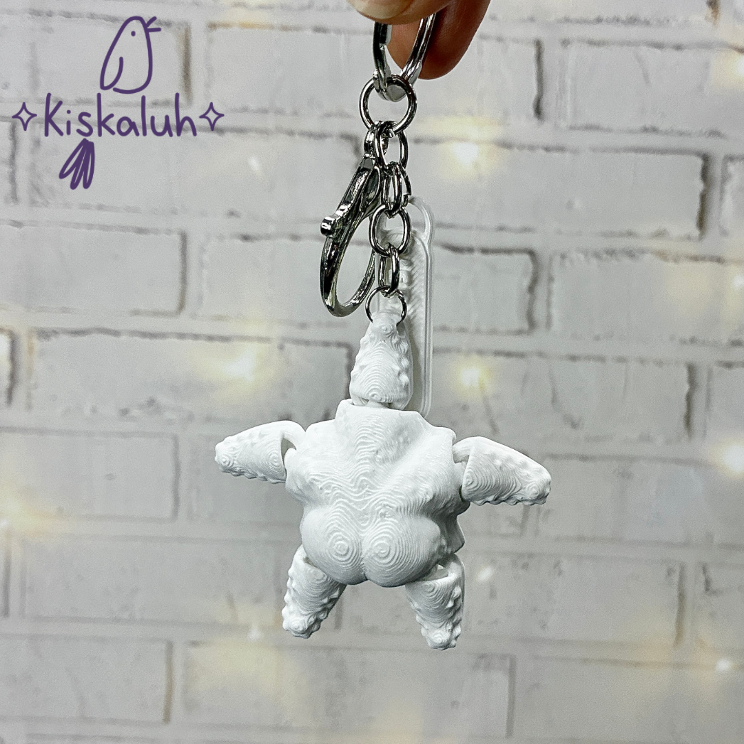 Estrella de mar, Llavero flexible, bag charm