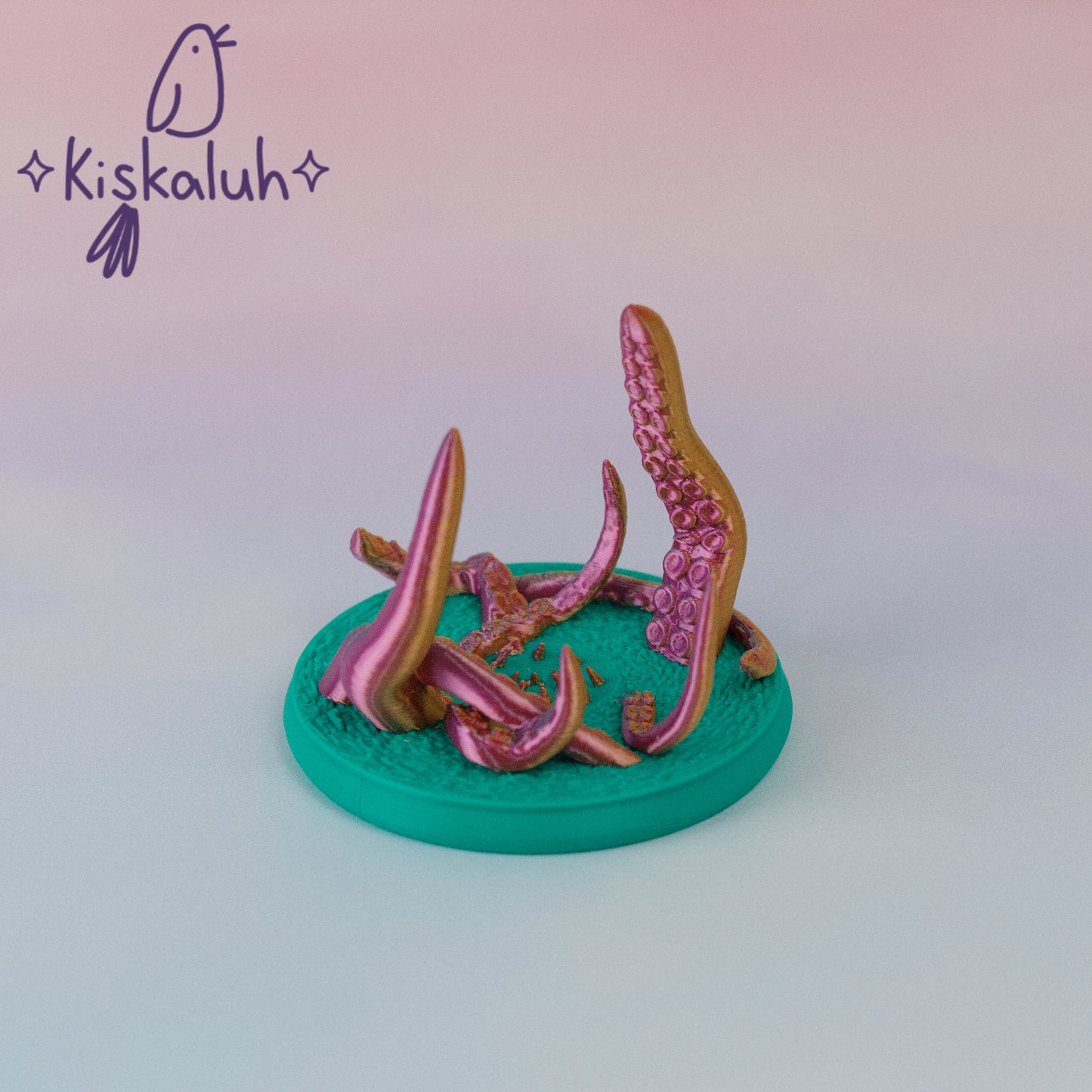 perla negra y el kraken, figura decorativa