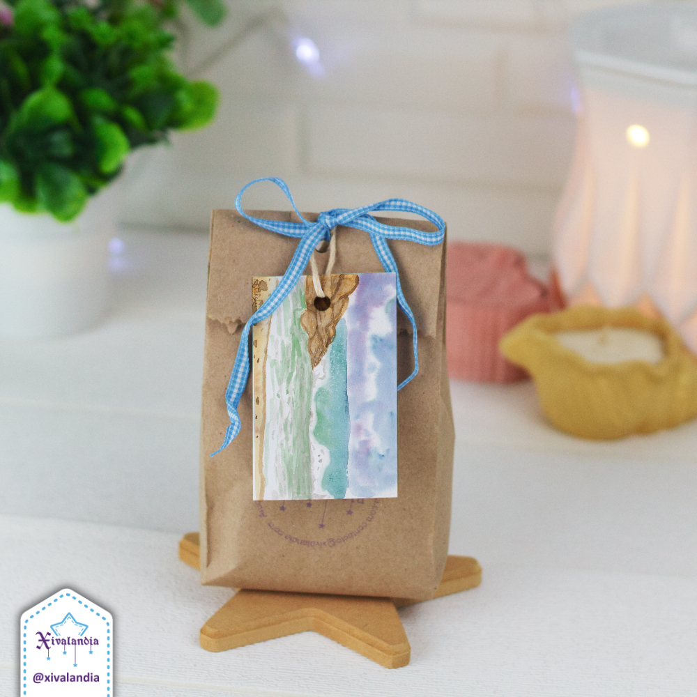 Playa - 5 Etiquetas para regalo, Gift Tags