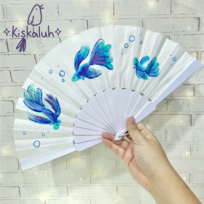 Abanico Pintado a Mano, varios diseños