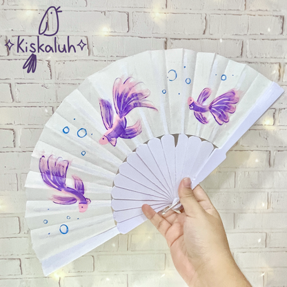 Abanico Pintado a Mano, varios diseños