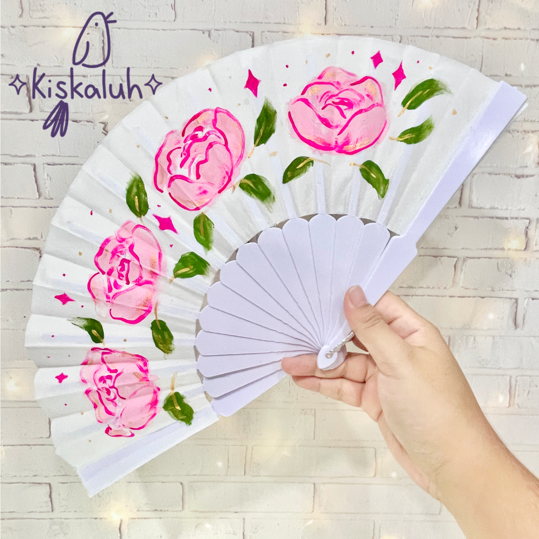 Abanico Pintado a Mano, varios diseños