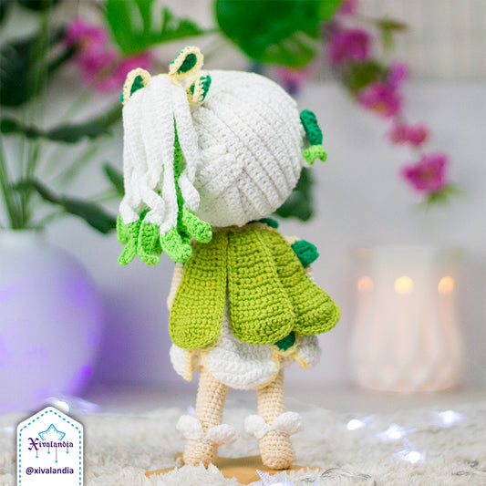 Nahida crochet doll - 10 in/26cm - handmade amigurumi, Genshin Impact
