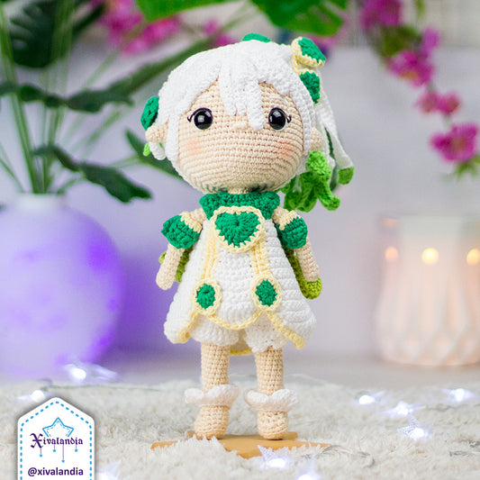 Nahida crochet doll - 10 in/26cm - handmade amigurumi, Genshin Impact
