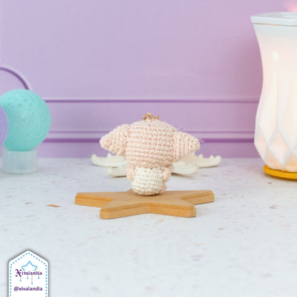 Llavero Dobby de peluche, HP bag charm, 7cm/2.5 pulg, tejido crochet artesanal, amigurumi