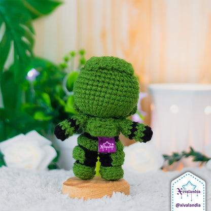 Peluche Master Chief Halo 14cm, tejido crochet artesanal, amigurumi, v2