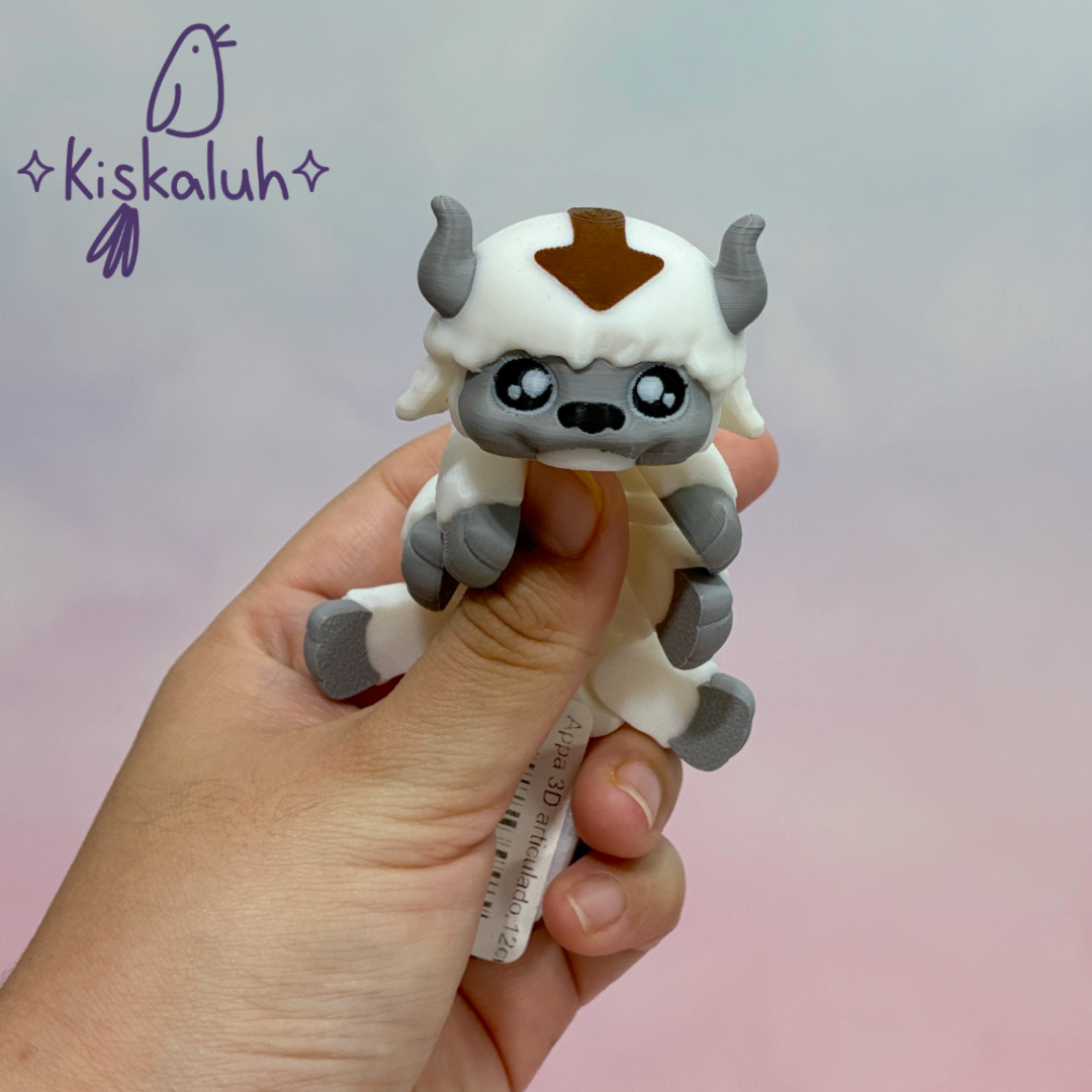 3D articulated Appa, 12 cm