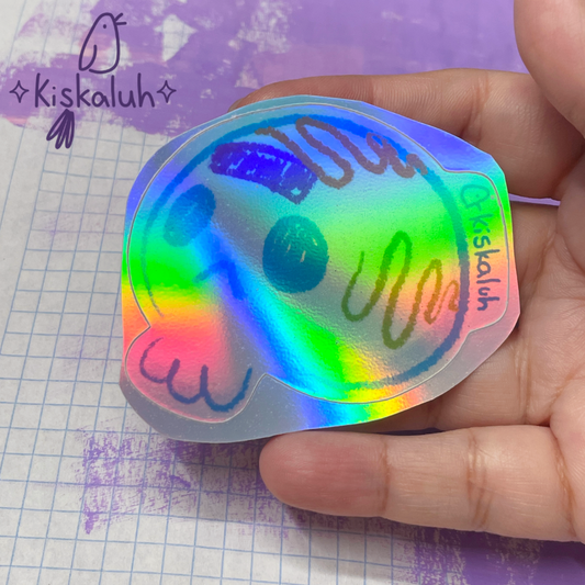 Calaverita de Azúcar, Sticker vinil 7cm, Calcomanía pegatina, cráneo calavera