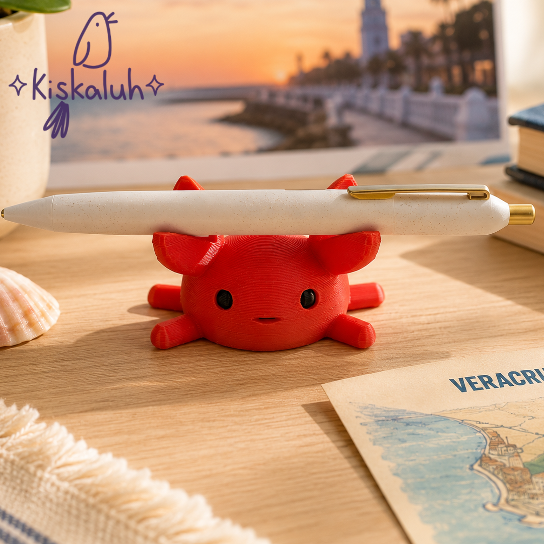 Veracruz Crab 3D Pen Holder, 6 cm