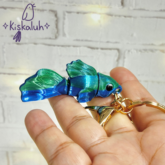 pez betta, Llavero flexible, bag charm