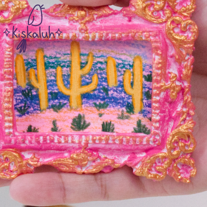 Cuadro mini $200, varios dibujos, arte original pintado a mano, 9x7.5cm / 3.5x3 in