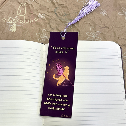 Separador de libros, Gato Mariposa, Bookmark