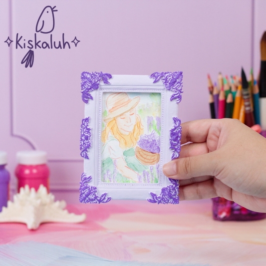 Cuadro mini $300, varios dibujos, arte original pintado a mano, 12x9cm / 5x3.5 in