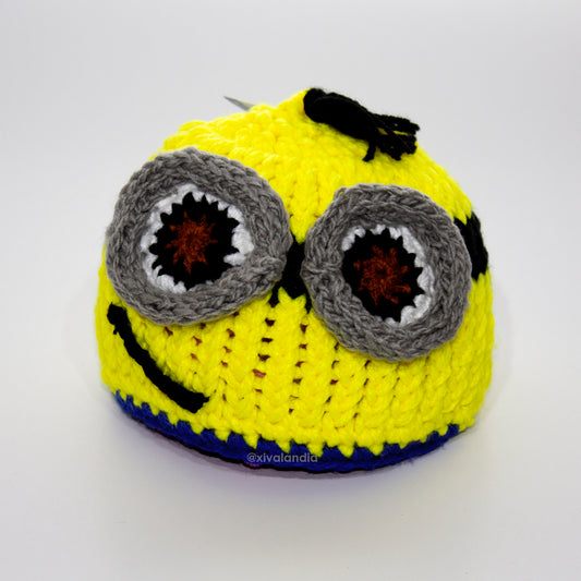 Pikachu from Pokemon hat beanie, handmade