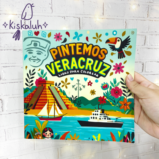 Pintemos Veracruz, Libro para colorear, Jesús Saí