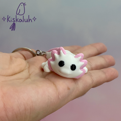Ajolote Kawaii - Llavero Articulado 3D