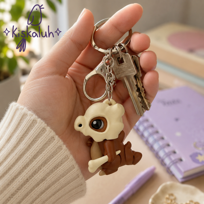 Bones monstruo Kawaii - Llavero Flexible 3D