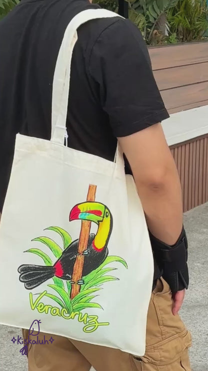 Tucán de Veracruz, Bolsa de Manta, Tote Bag