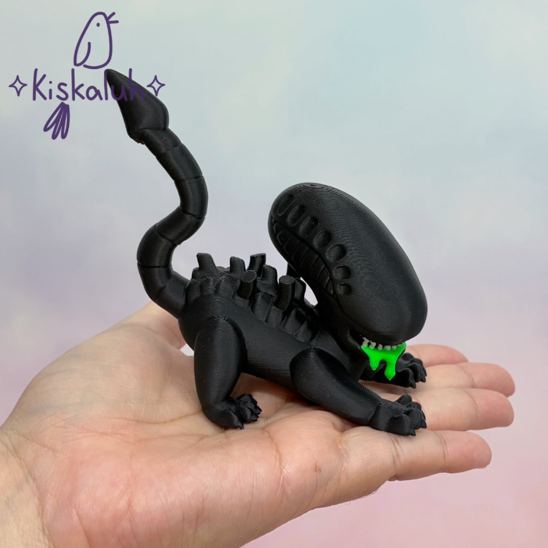 Alien Xenomorfo 3D, 10cm