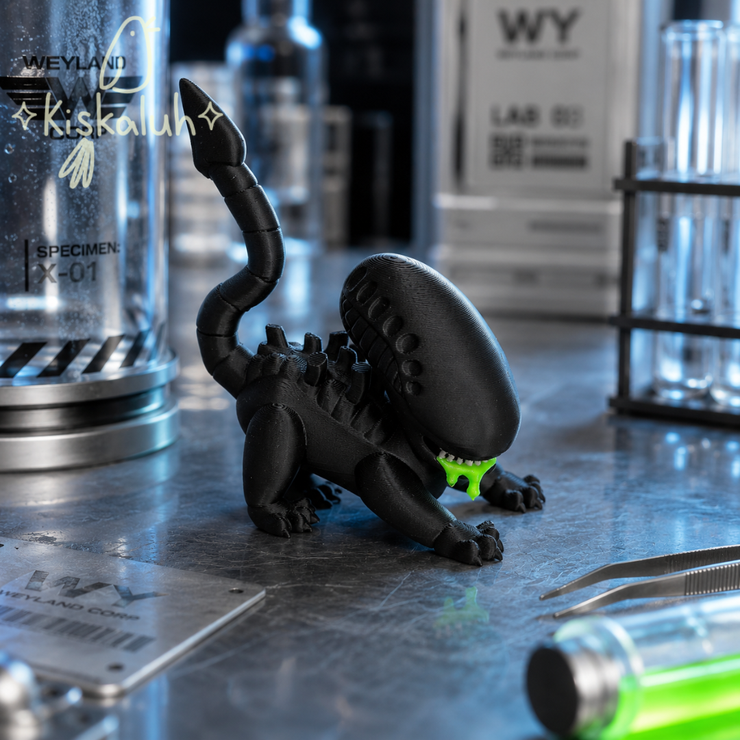 Alien Xenomorfo 3D, 10cm