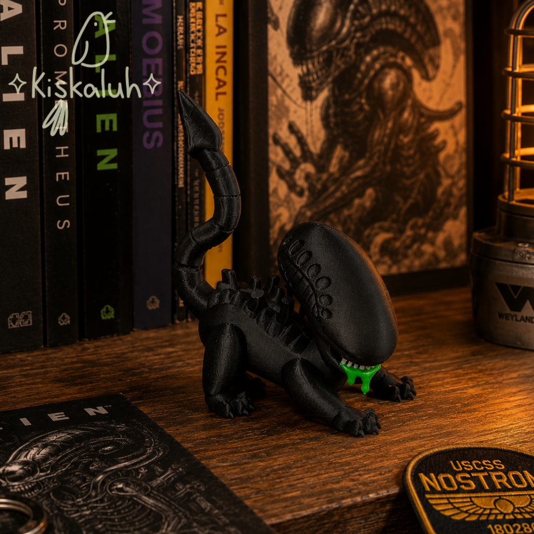 Alien Xenomorfo 3D, 10cm